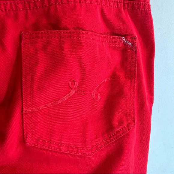 LR BY LRG Sz 36 Jeans Men 100% Cotton  in Red Tapered Leg - Picture 5 of 11